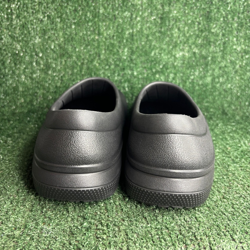 NEW Crocs On-The-Clock Slip On Resistant Work Comfort Clog Shoes Black Mens 12 - Picture 4 of 9